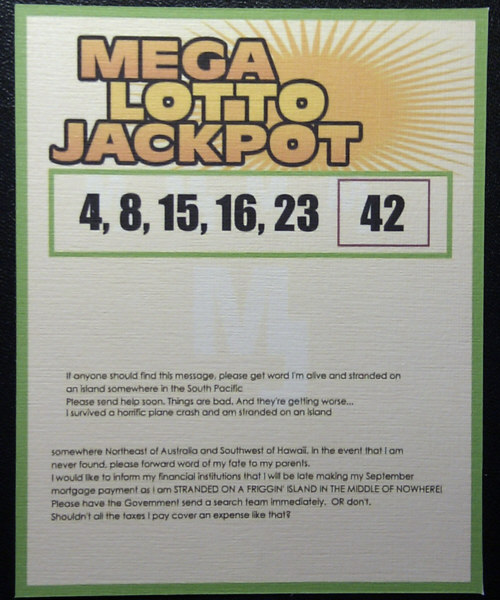 Lost Series Mega Lotto Jackpot Fridge Magnet Kühlschrank 